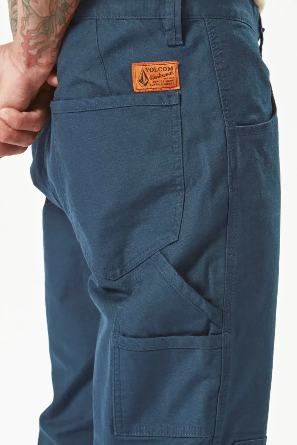 Pants-VOLCOM CALIPER WORK PANT - NAVY