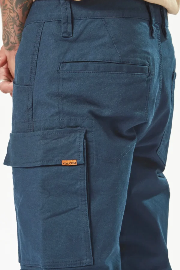 Pants-VOLCOM CALIPER WORK PANT - NAVY