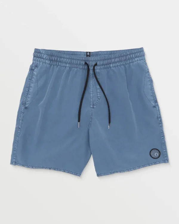 Shorts-VOLCOM CENTER TRUNK 17 BLUEBERRY