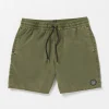 Shorts-VOLCOM CENTER TRUNK 17 EXPEDITION GREEN