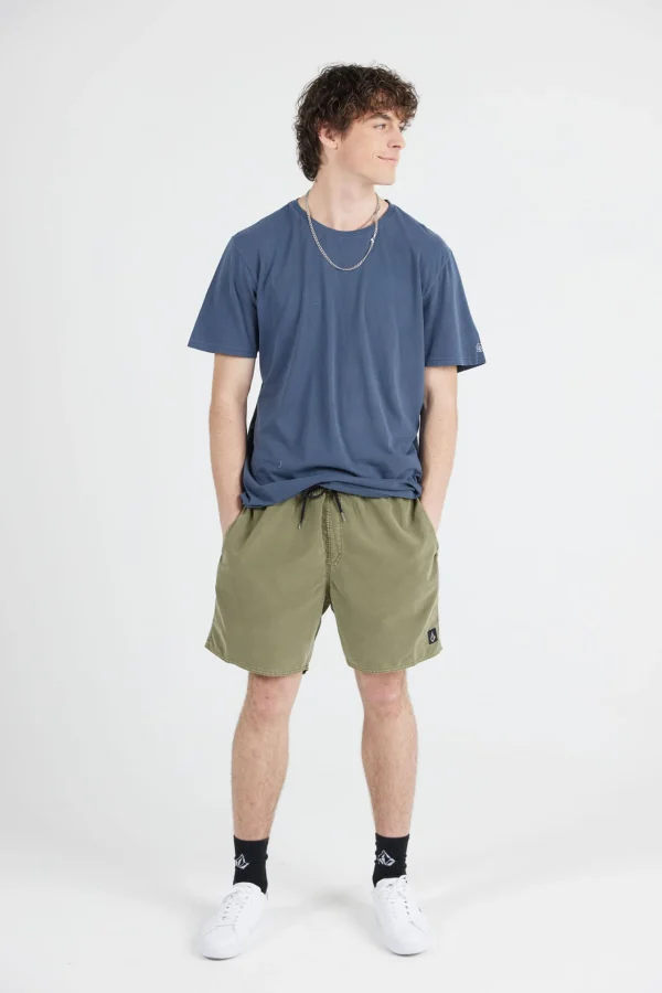 Shorts-VOLCOM CENTER TRUNK 17 MILITARY