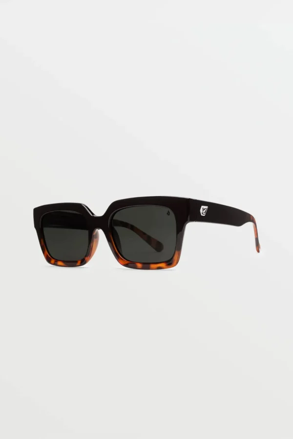 Sunglasses | Sunglasses-VOLCOM EYEWEAR DOMEINATOR SUNGLASSES - DARKSIDE GREY POLAR