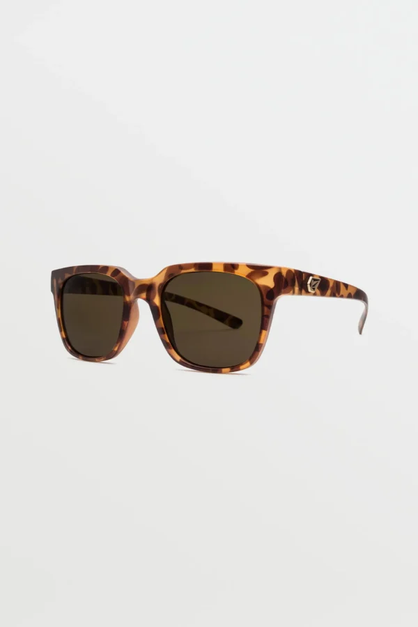 Sunglasses | Sunglasses-VOLCOM EYEWEAR MORPH SUNGLASSES - MATTE TORT/BRONZE