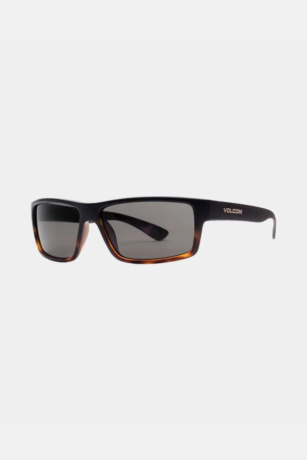 Sunglasses | Sunglasses-VOLCOM EYEWEAR RIDE SUNGLASSES - MATTE DARKSIDE/GRAY POLAR