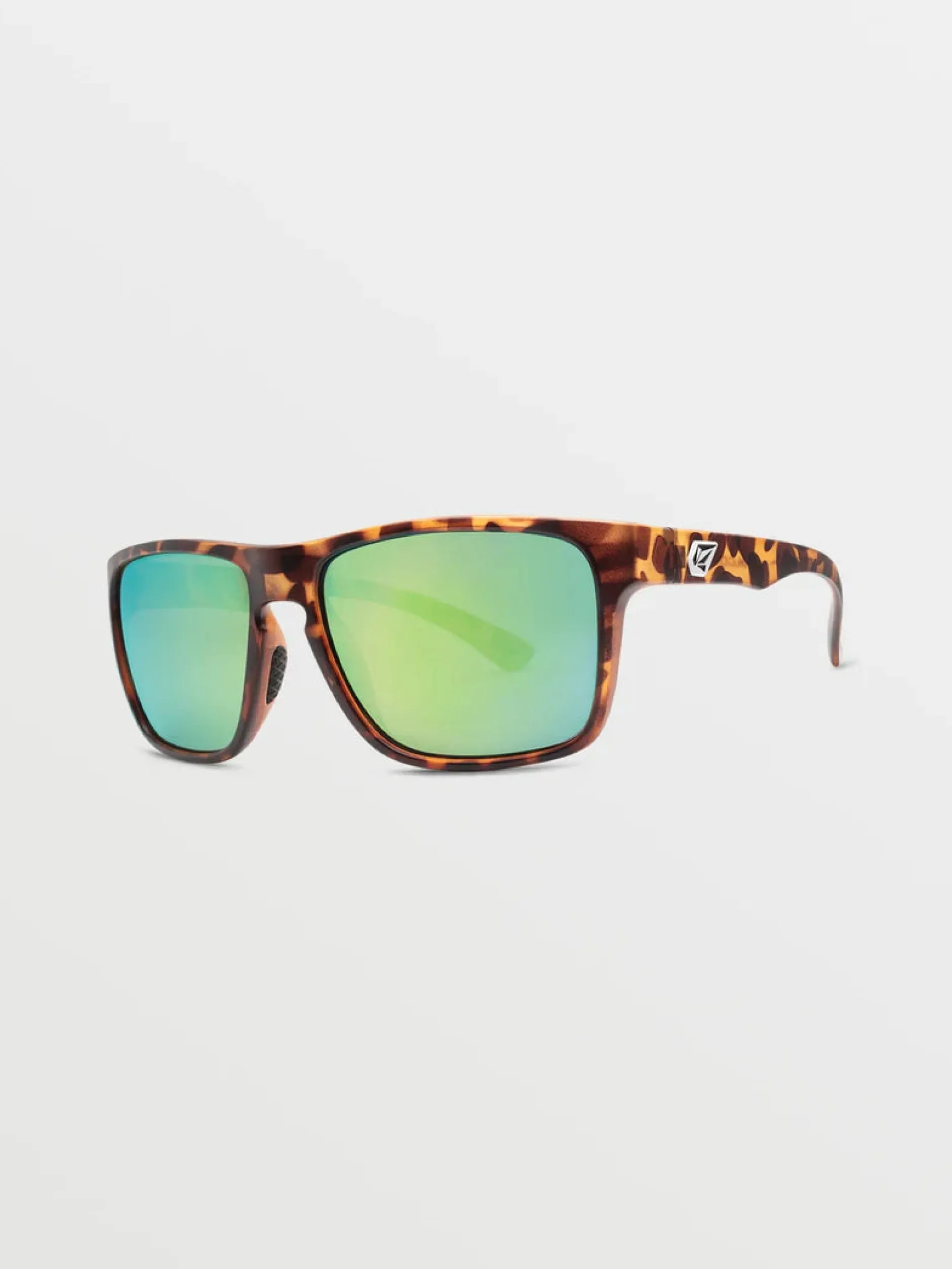 volcom_eyewear_trick_sung_1.webp Sunglasses | Sunglasses-VOLCOM EYEWEAR TRICK SUNGLASSES MATTE TORT/GREEN POLAR