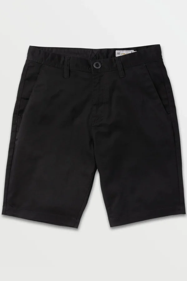 Shorts-VOLCOM FRICKIN MODERN STRETCH SHORT 21 - BLACK