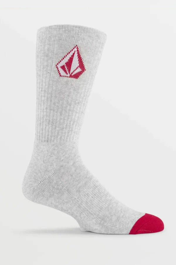 Socks | Socks-VOLCOM FULL STONE CREW SOCKS 3PK - RGR