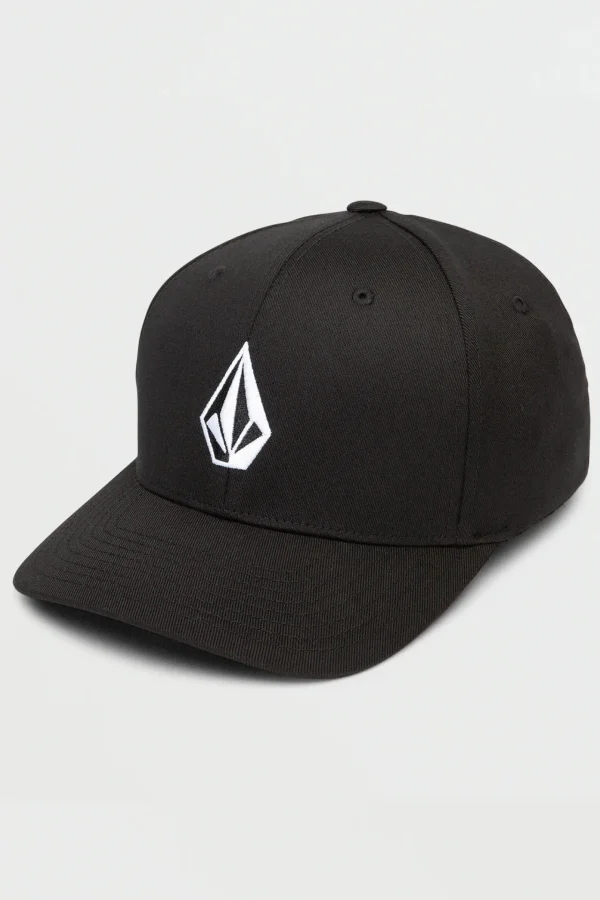 Hats-VOLCOM FULL STONE FLEXFIT HAT - BLK