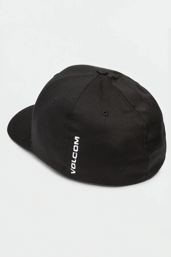 Hats-VOLCOM FULL STONE FLEXFIT HAT - BLK