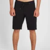 Shorts-VOLCOM LIDO SOLID MOD 20 BLACK