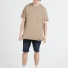 Tees & Tanks-VOLCOM MENS SOLID TEE - DESERT TAUPE