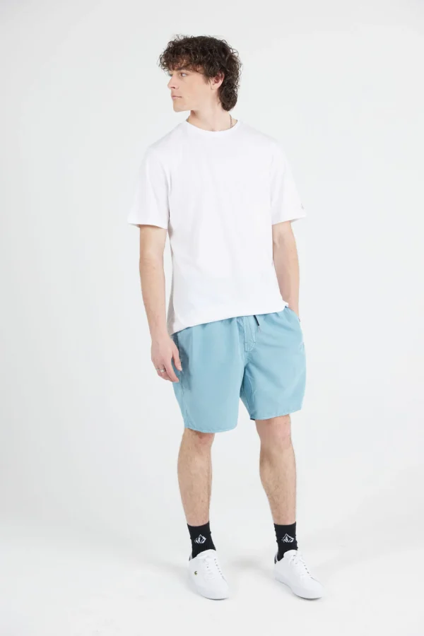Tees & Tanks-VOLCOM MENS SOLID TEE - WHITE