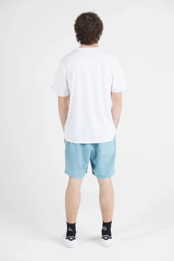 Tees & Tanks-VOLCOM MENS SOLID TEE - WHITE