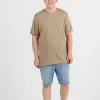 Tees & Tanks-VOLCOM MENS WASH SOLID TEE - DOESKIN