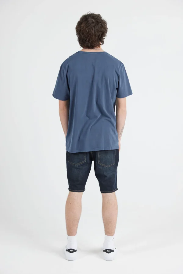 Tees & Tanks-VOLCOM MENS WASH SOLID TEE - NAVY