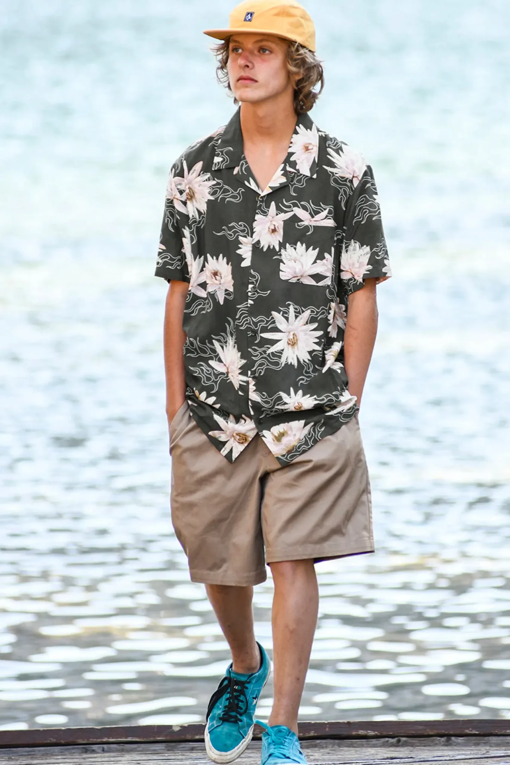 volcom_shaken_stirred_sho_3.webp Shirts-VOLCOM SHAKEN STIRRED SHORT SLEEVE SHIRT - STEALTH
