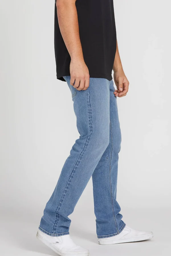 Denim-VOLCOM SOLVER MODERN FIT JEANS - OLD TOWN INDIGO