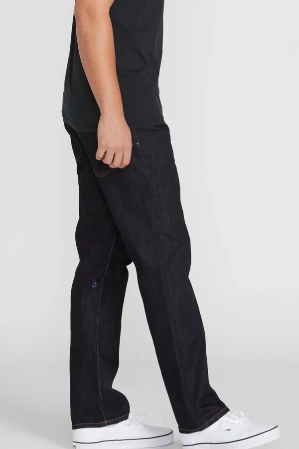 Denim-VOLCOM SOLVER MODERN FIT JEAN - RINSE