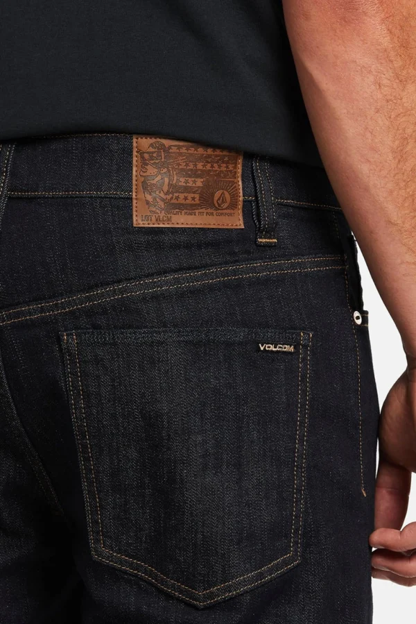 Denim-VOLCOM SOLVER MODERN FIT JEAN - RINSE