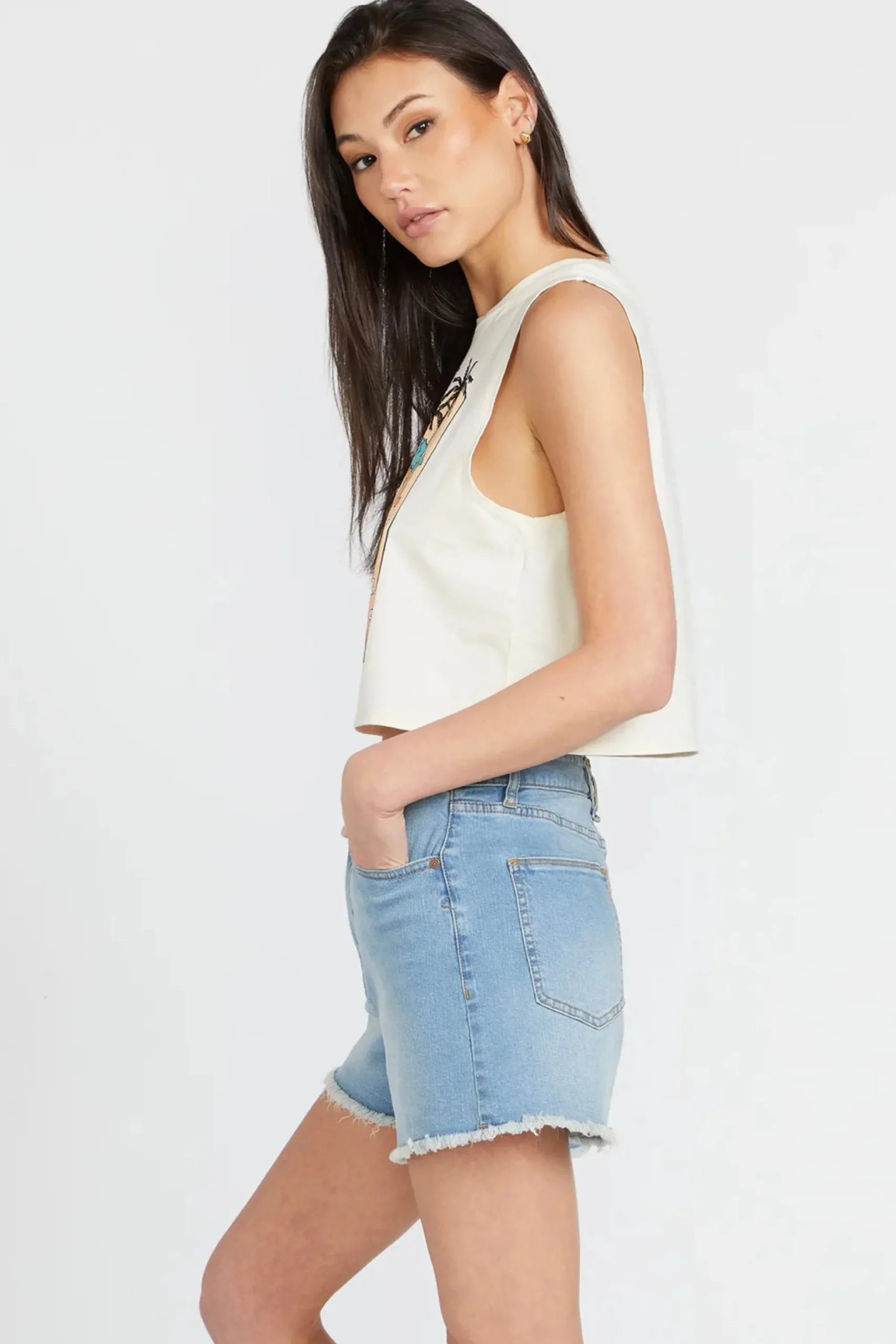 volcom_stone_step_hirise__2.webp Shorts-VOLCOM STONE STEP HIRISE DENIM SHORT - BLUE DRIFT