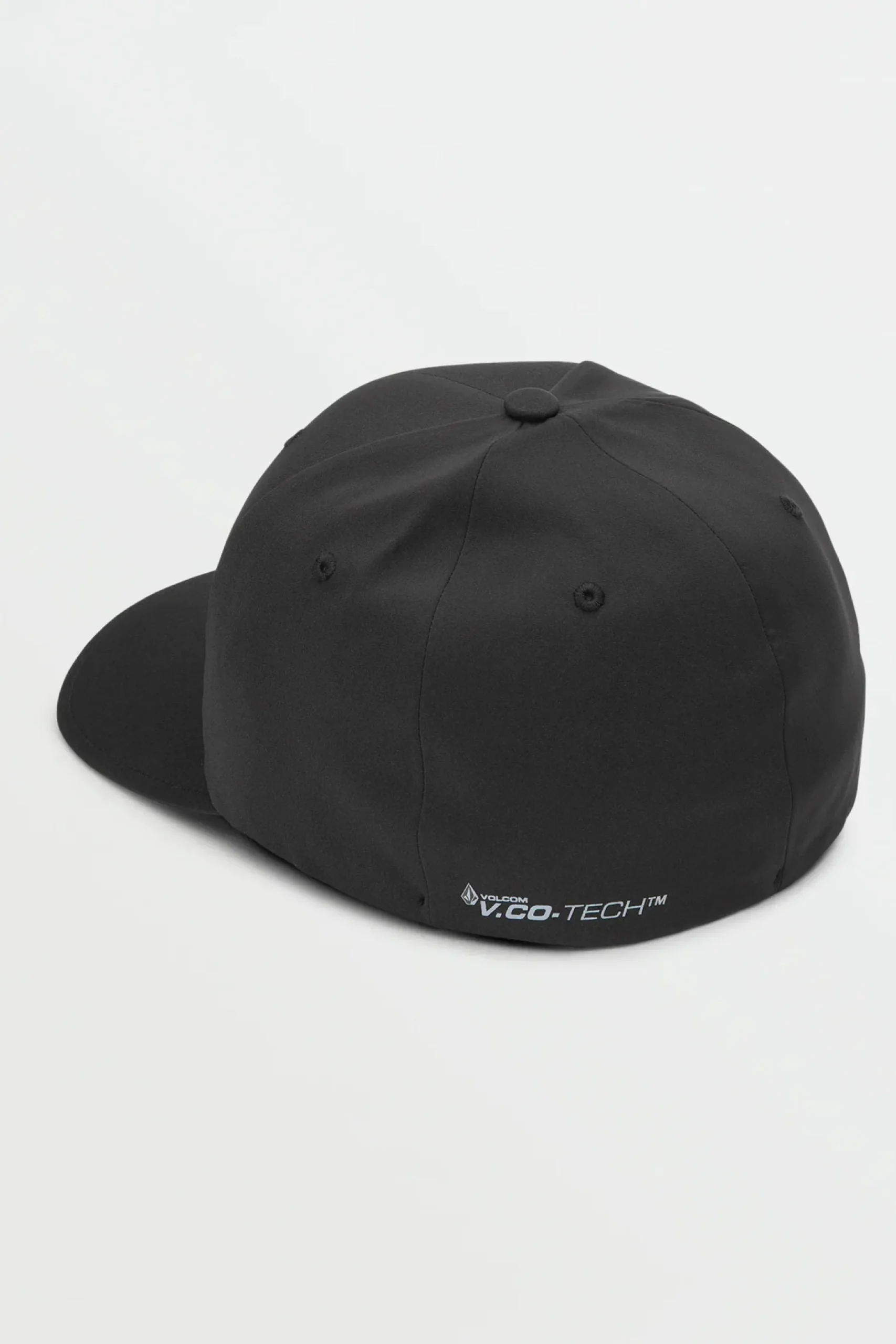 volcom_stone_tech_flexfit_1-2.webp Hats-VOLCOM STONE TECH FLEXFIT DELTA HAT - BLACK
