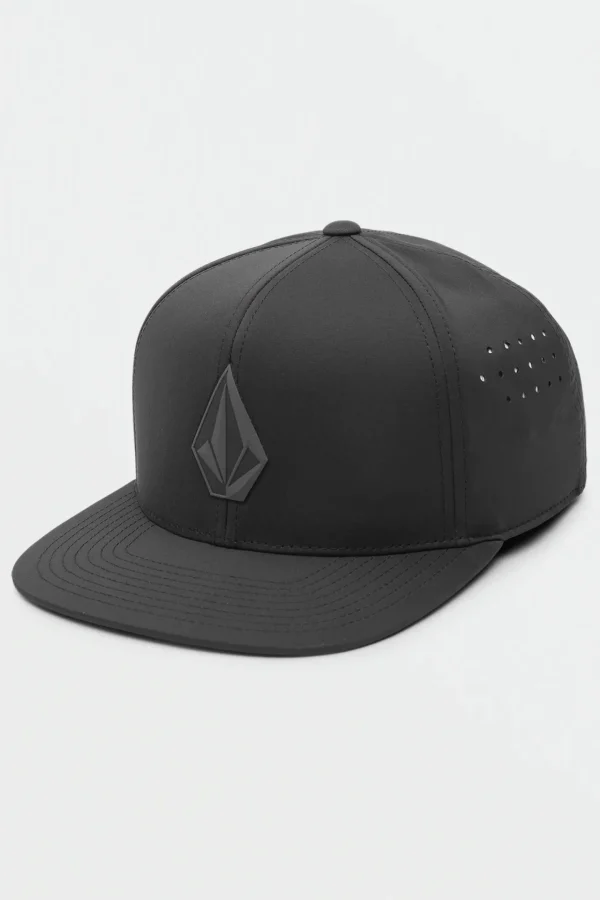 Hats-VOLCOM STONE TECH SNAPBACK - BLACK