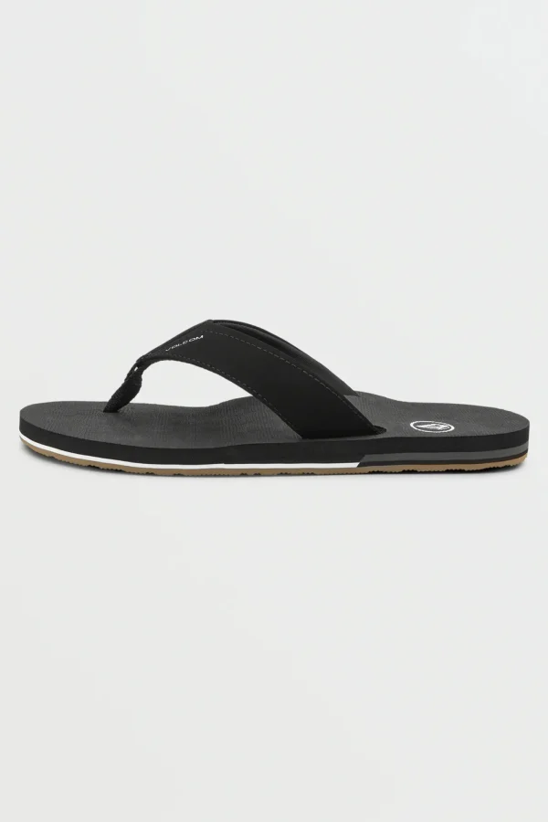 Footwear-VOLCOM VICTOR SANDAL - BLACK