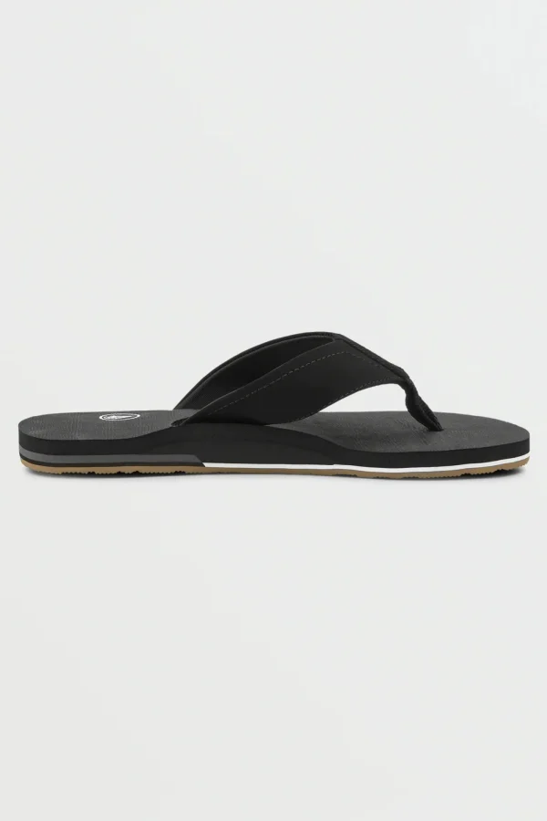 Footwear-VOLCOM VICTOR SANDAL - BLACK