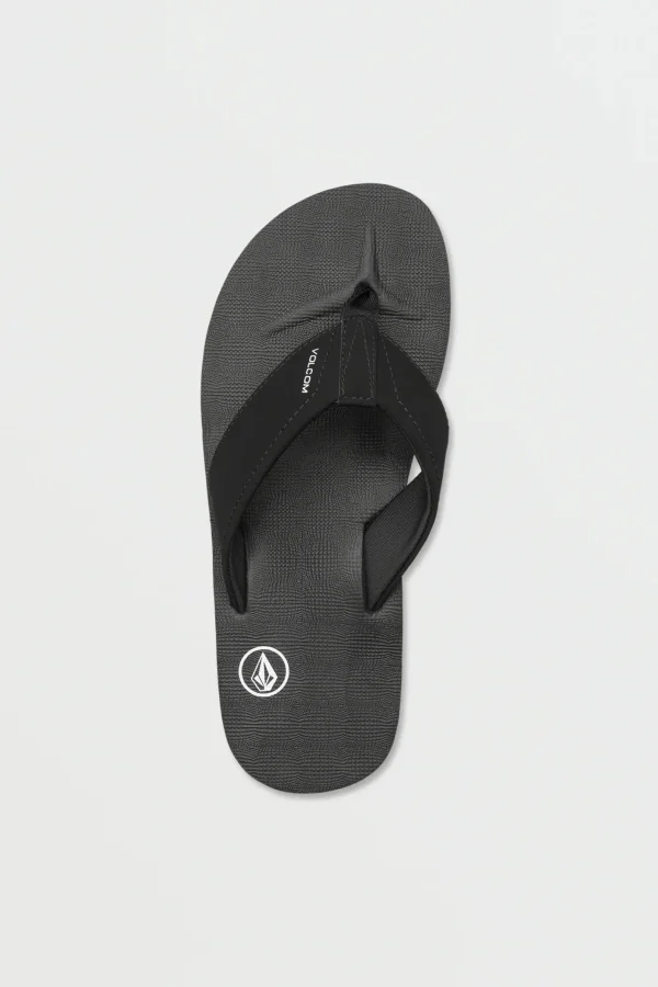Footwear-VOLCOM VICTOR SANDAL - BLACK