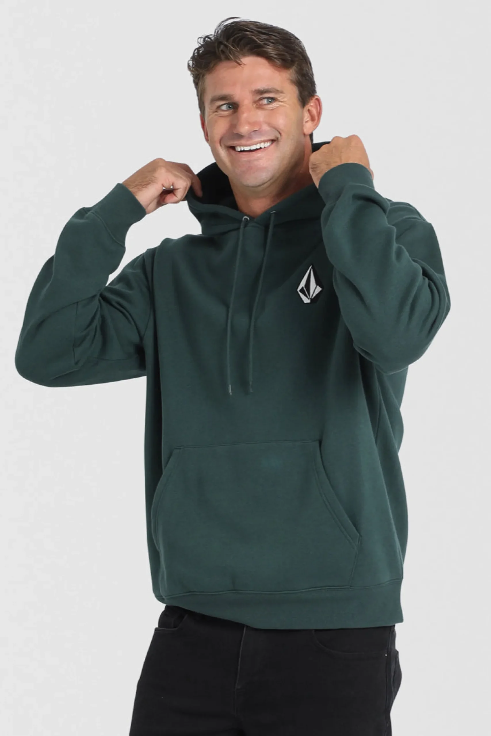 volcom_vologo_pullover_ce_1.webp Sweaters & Knitwear-VOLCOM VOLOGO PULLOVER CEDAR GREEN