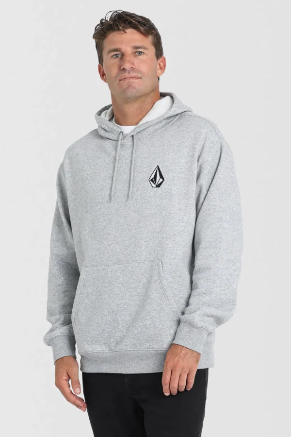 Sweaters & Knitwear-VOLCOM VOLOGO PULLOVER HEATHER GREY