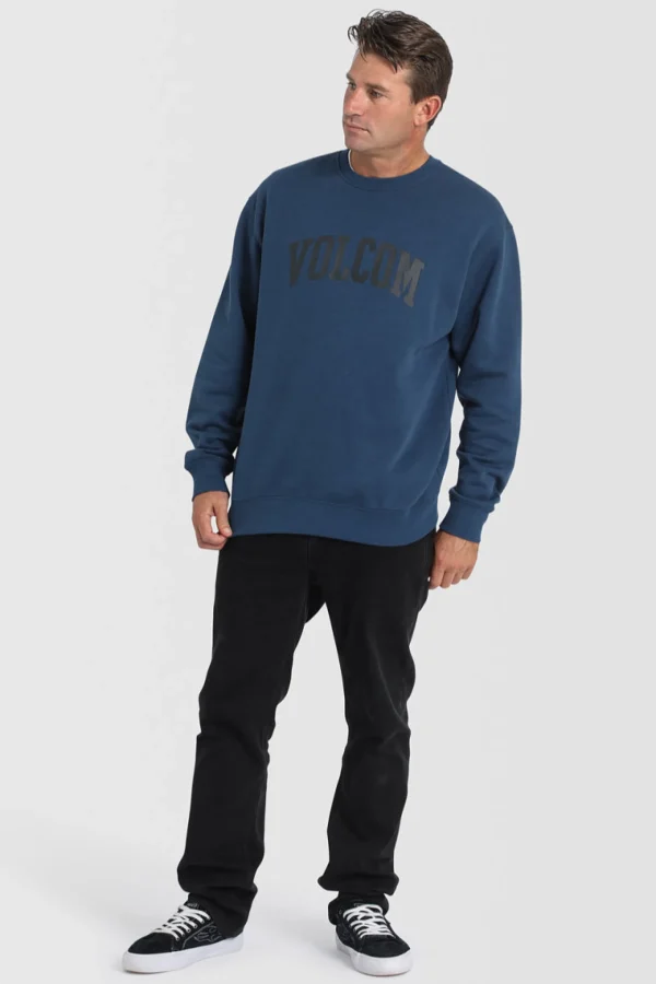 Sweaters & Knitwear-VOLCOM VOLSITY CREW VINTAGE NAVY