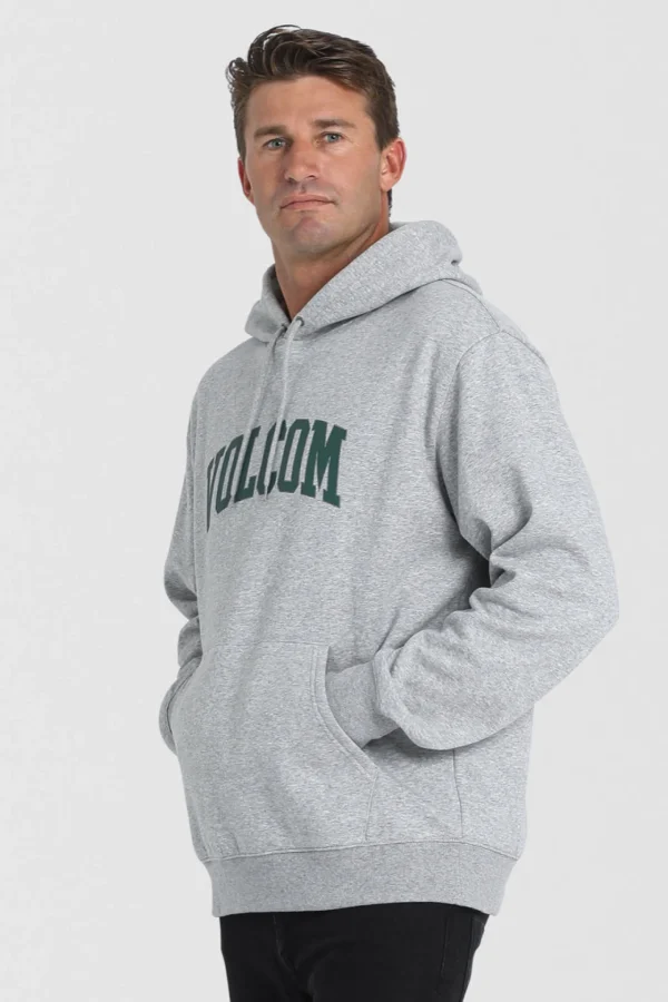 Sweaters & Knitwear-VOLCOM VOLSITY PULLOVER HEATHER GREY