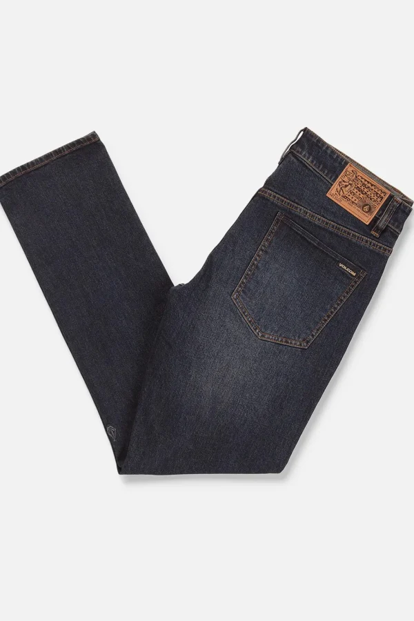 Denim-VOLCOM VORTA SLIM FIT JEAN - NEW VINTAGE BLUE