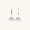 925 Sterling Silver | Jewellery-BLANK SPACE. WHISTLE HOOP EARRINGS