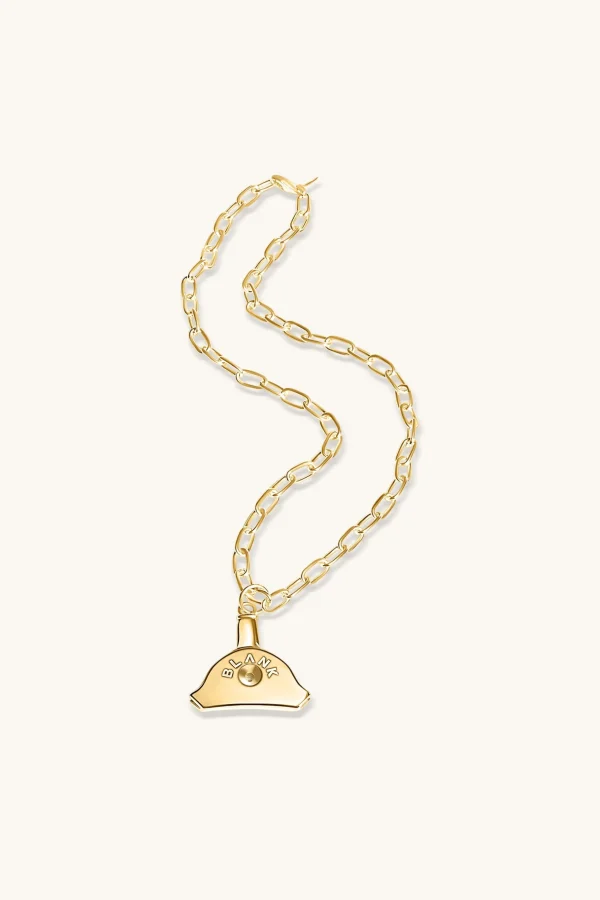 18Kt Gold Plated | Jewellery-BLANK SPACE. WHISTLE NECKLACE 18KT GOLD