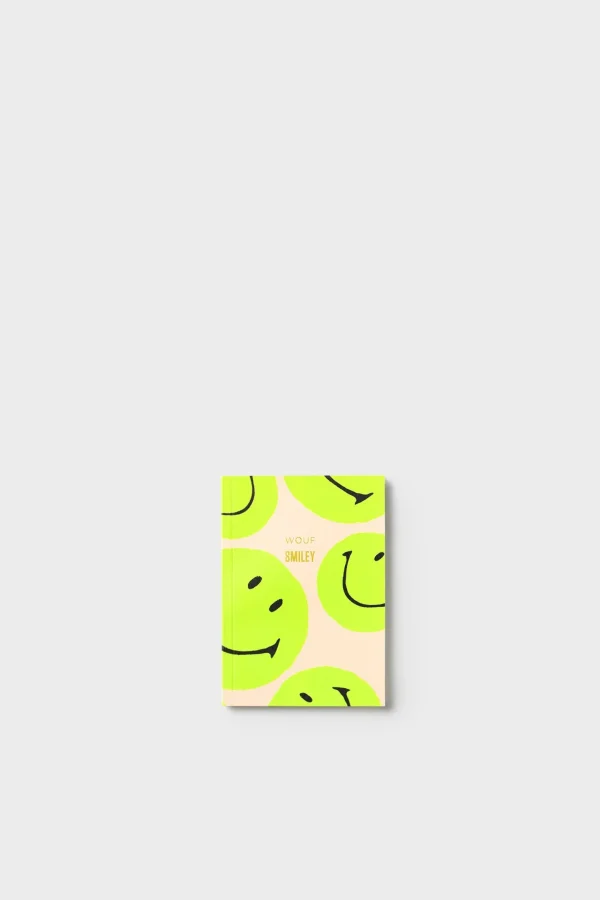 Books & Stationery-WOUF A6 NOTEBOOK - SMILEY