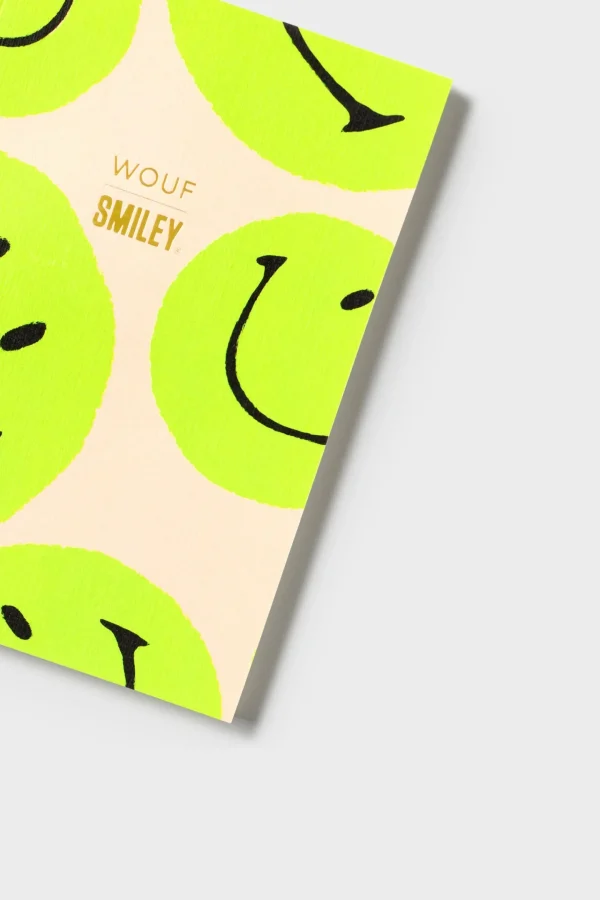 Books & Stationery-WOUF A6 NOTEBOOK - SMILEY