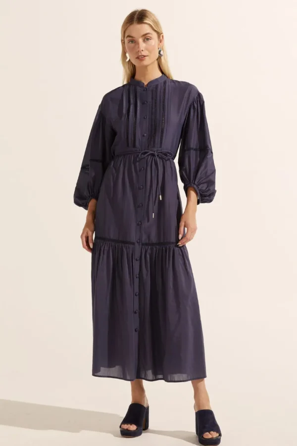 Dresses-ZOE KRATZMANN ALLURE DRESS INDIGO