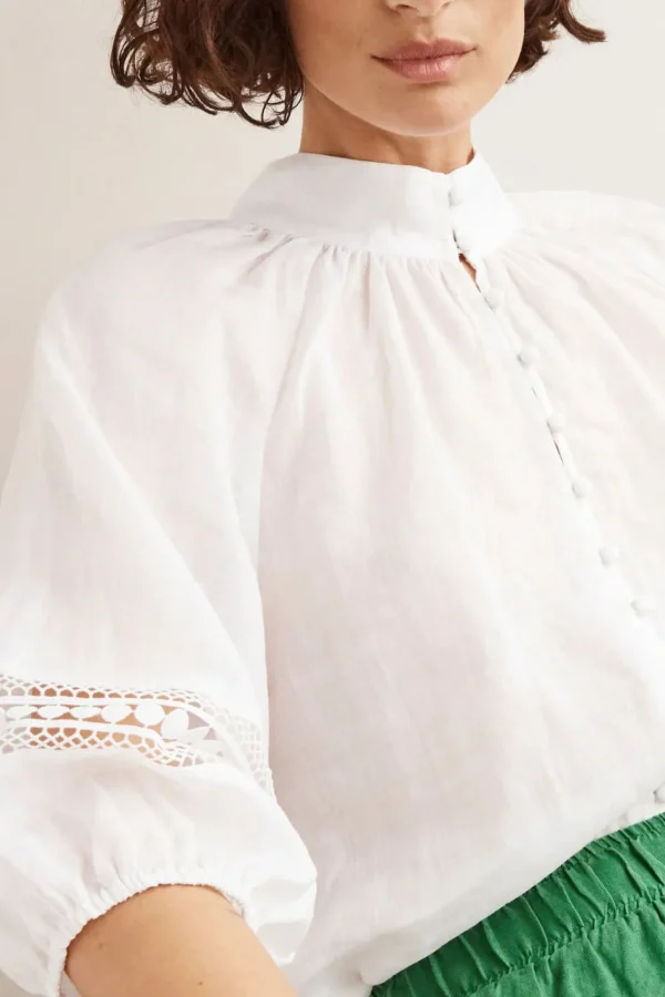 Shirts & Tops-ZOE KRATZMANN INVOKE TOP PORCELAIN