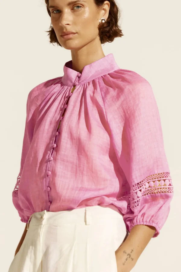 Shirts & Tops-ZOE KRATZMANN INVOKE TOP LOTUS