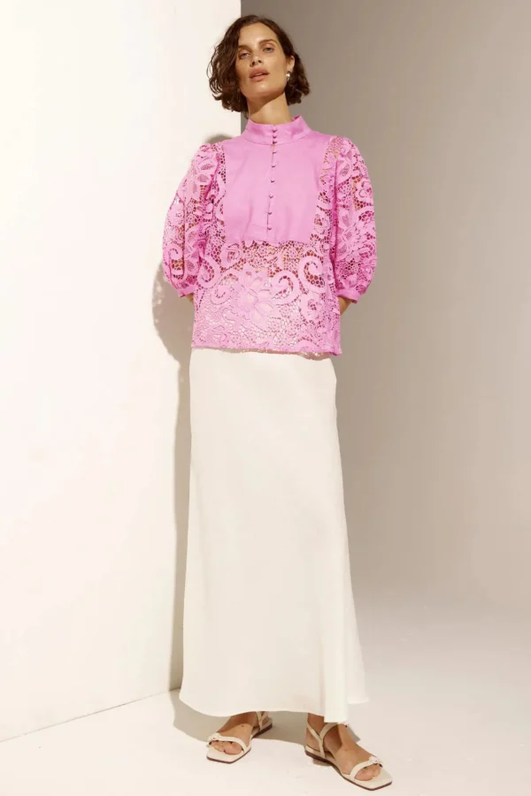 Shirts & Tops-ZOE KRATZMANN PRESENCE TOP LOTUS LACE