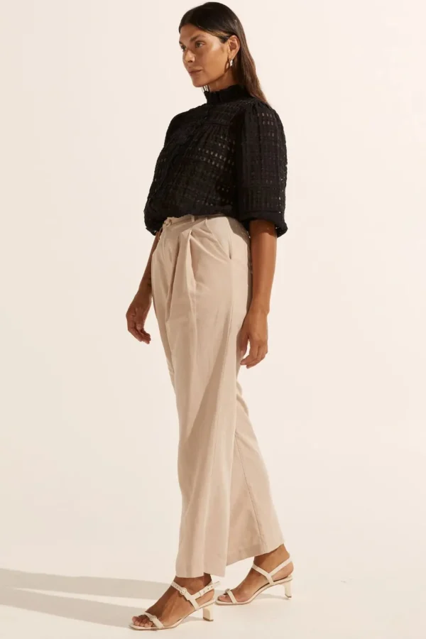 Shirts & Tops-ZOE KRATZMANN WAYFARER TOP BLACK